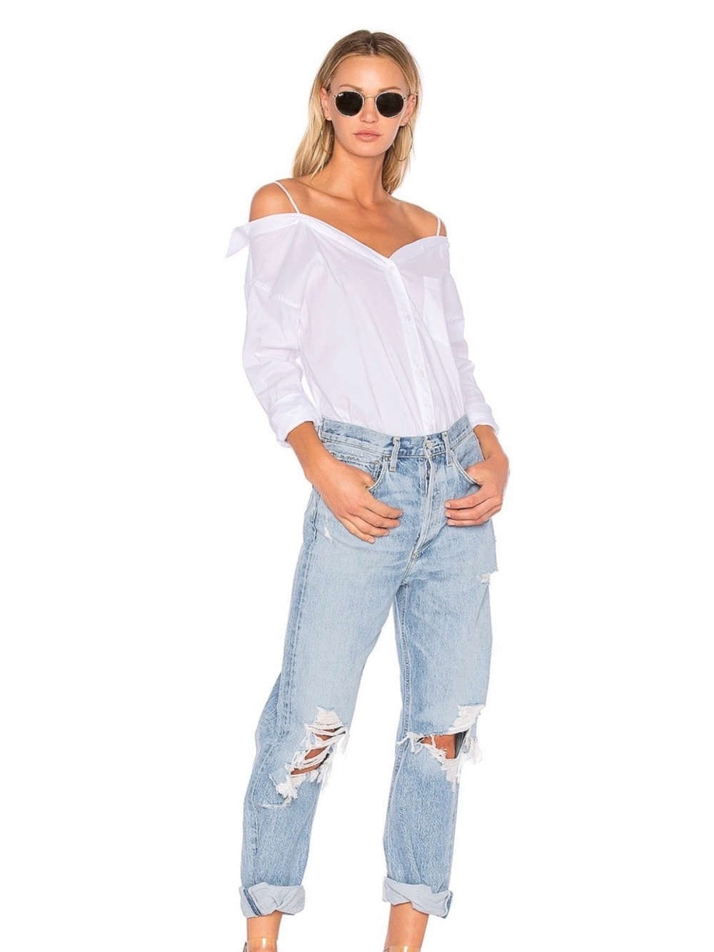 Agolde 90’s mid rise, loose fit jeans, size 27